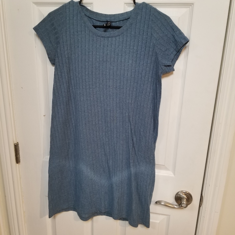 Cotton:On Blue Mini Sweater Dress (XS)